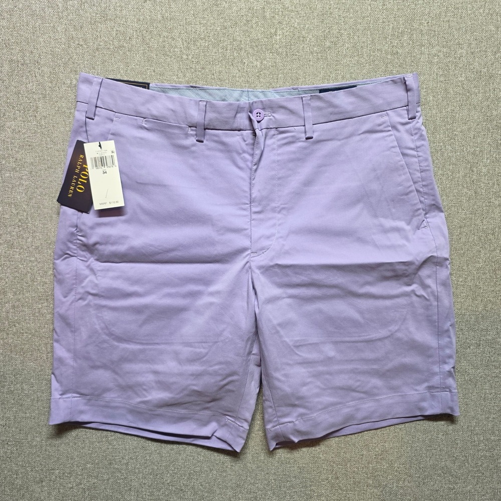 Polo Ralph Lauren Mens 34 Purple Norwich Performance Shorts NWT Golf Preppy